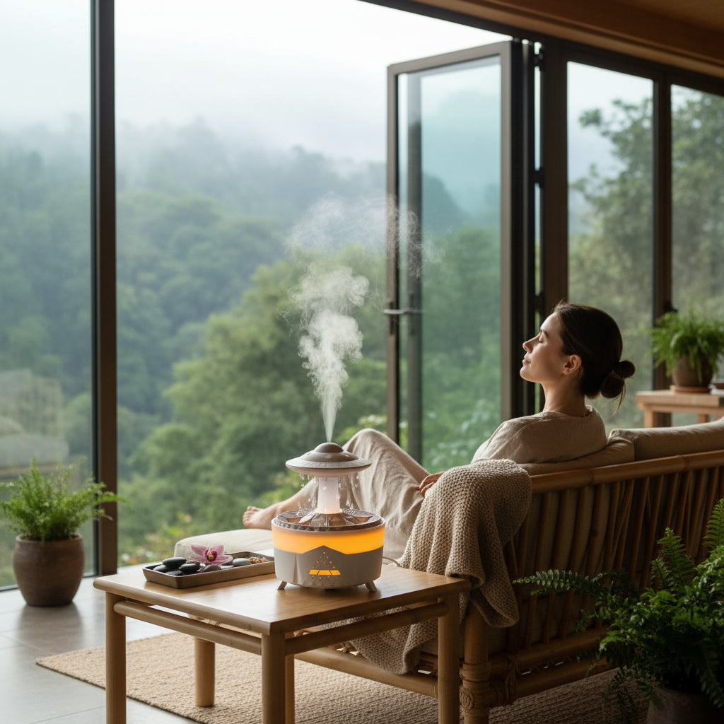 Rain Drop Air Humidifier Essential Oil Diffuser